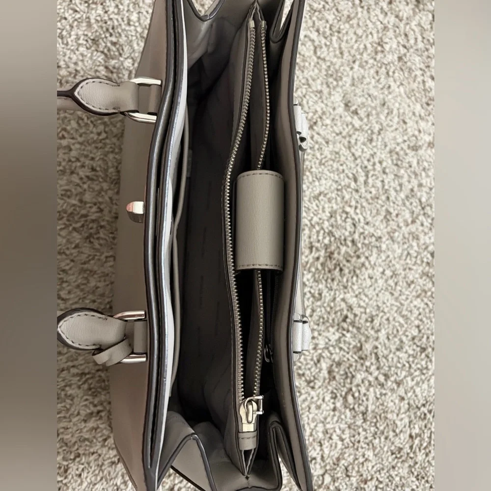 Michael Kors Elegant Gray Satchel